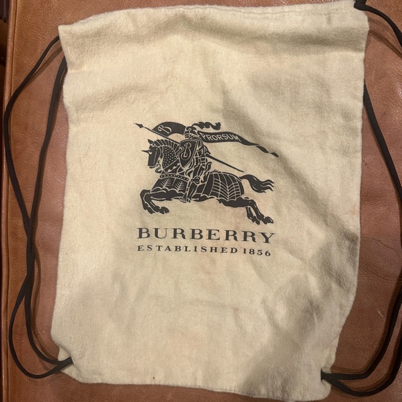Burberry Beige Drawstring Backpack - Picture 2 of 7